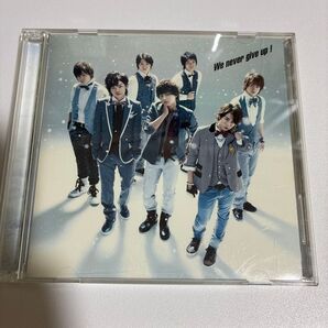 キスマイ we never give up CD DVD付