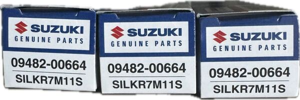 スズキ純正部品 09482-00664 SILKR7M11S 3個セット
