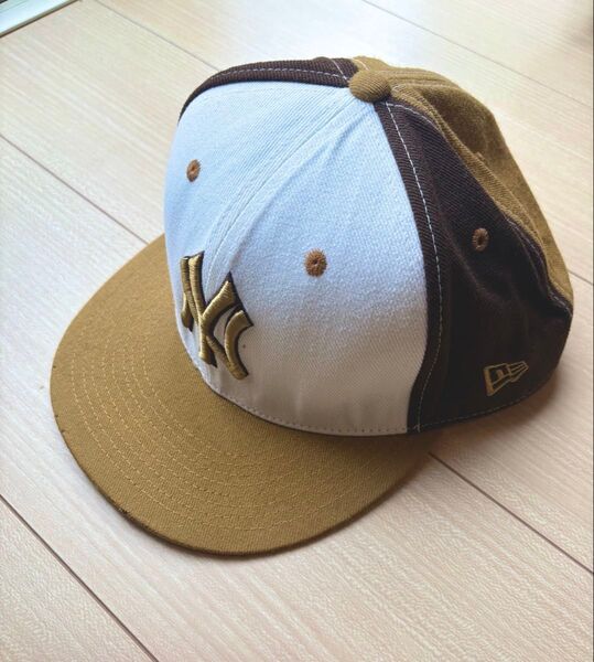 NEWERACAP★難あり59FIFTY 50 ヤンキース★7:3/4茶系