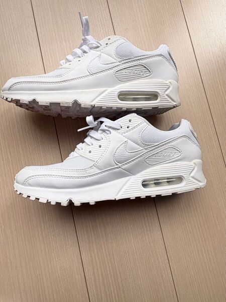 NIKE★2度使用AIR MAX90★白28cm
