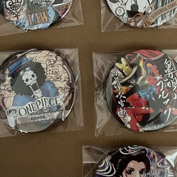 ワンピース ブルック 麦わらストア コレクション缶バッジ ONEPIECE