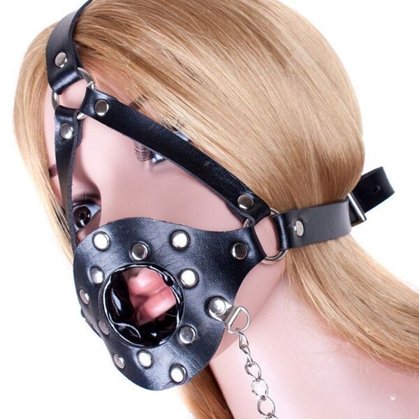 口枷風マスク 開閉式 拘束 フェチ 調教 拘束具 ハーネス BDSM 地雷系 コスプレ パンクファッション ギャグ ドミナント
