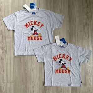 【ミッキー】120 130 新品未使用 トップス Tシャツ 半袖 セット