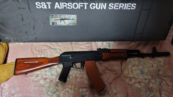 S&T AK74N G3 フルメタル リアルウッド 電動ガン