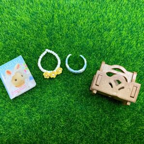 シルバニアファミリー 森の仕立て屋さん マガジンラック ウエディング雑誌 森の洋服屋さんネックレス
