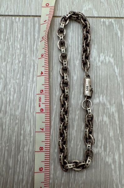 クロムハーツ chromehearts ペーパーチェーン ペーパーチェーンブレスレット シルバー925
