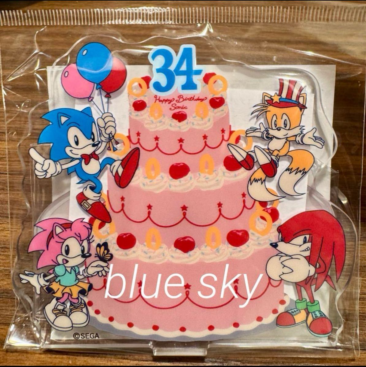 ソニック バースデー ブロマイド風カード 特典 5種セット