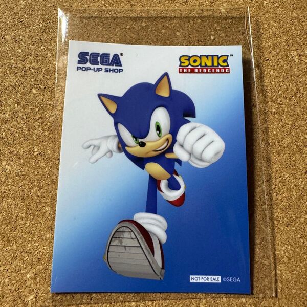 ソニック・ザ・ヘッジホッグ シール 特典 ポップアップ セガ SEGA