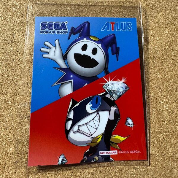 ペルソナ モルガナ ジャックフロスト シール 特典 ポップアップ SEGA セガ セガストア