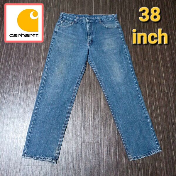 Carharttカーハート デニムパンツ ジーンズ ビッグシルエット 90s オーバーサイズ 38インチ
