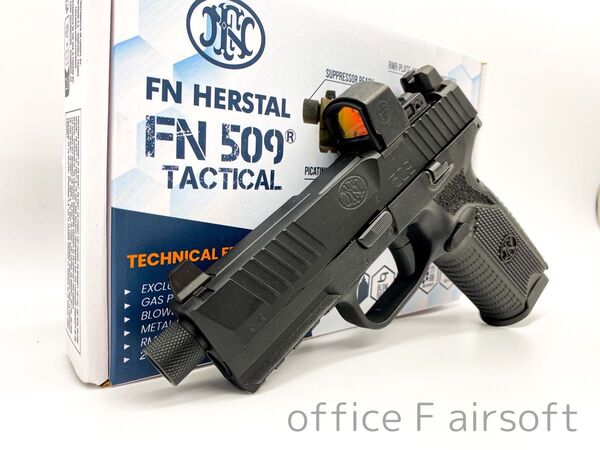 【夏ボーナスSALE】限定1セット AROMEO-ZEROタイプ ドットサイトセット EMG/DE FN509 BK JPVer.