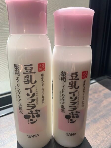 SANA 豆乳イソフラボン 薬用エイジングケア 化粧水・乳液セット