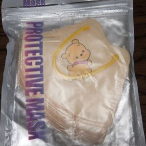 【新品・未使用】くまのプーさん 女性用マスク 10枚入り(個包装)