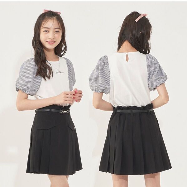新品 メゾピアノジュニア Tシャツ