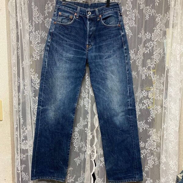 【日本製】リーバイス 702XX J22 ジーンズ 復刻 赤耳 ビッグE W29 デニムパンツ Levis 日本製 ジーパン