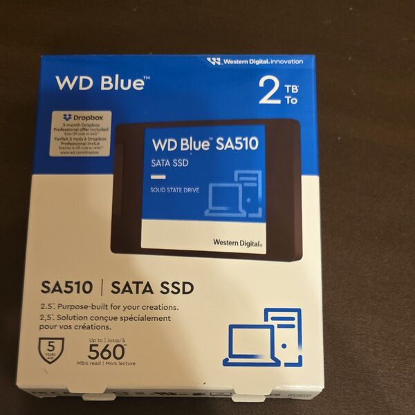 ウエスタンデジタル WD Blue SATA SSD 内蔵 2TB 2.5インチ