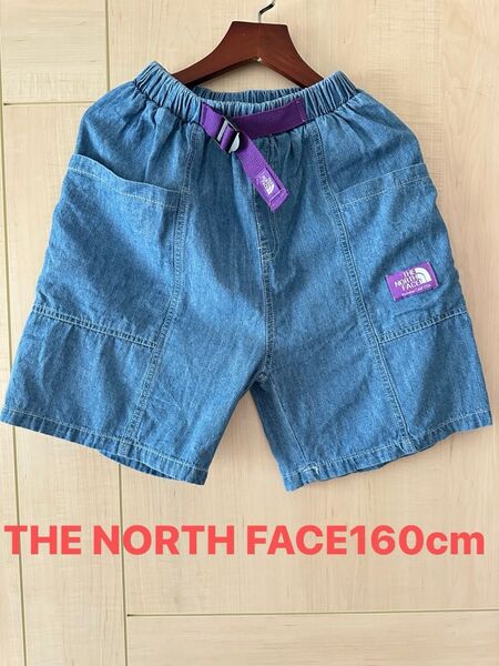 THE NORTH FACE デニムブルー ハーフパンツ160cm