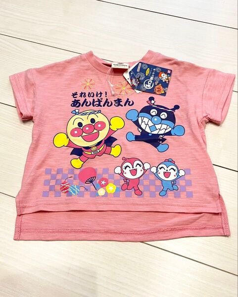 新品 アンパンマン ベビー 男の子 半袖 Tシャツ トップス 80cm 夏 子供服 トップス バイキンマン