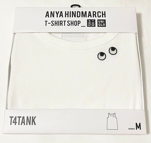 ANYA HINDMARCH ユニクロ T4TANK Mサイズ UNIQLO ホワイト