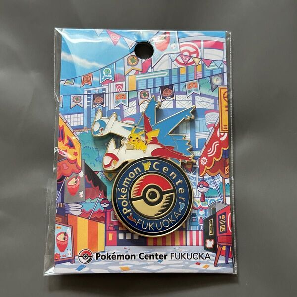 【新品未開封】ポケモンセンターフクオカ 店舗限定ロゴピンズ 福岡 ポケモン ロゴピンズ