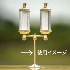 真鍮製 ASINOBASE アシノベース アシノプレート アシノスティック 38灯 38kt 真鍮スタンド ②