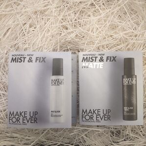 MAKE UP FOR EVER ミスト&フィックス サンプル 1.2ml・ミスト&フィックス マット サンプル 1.2ml