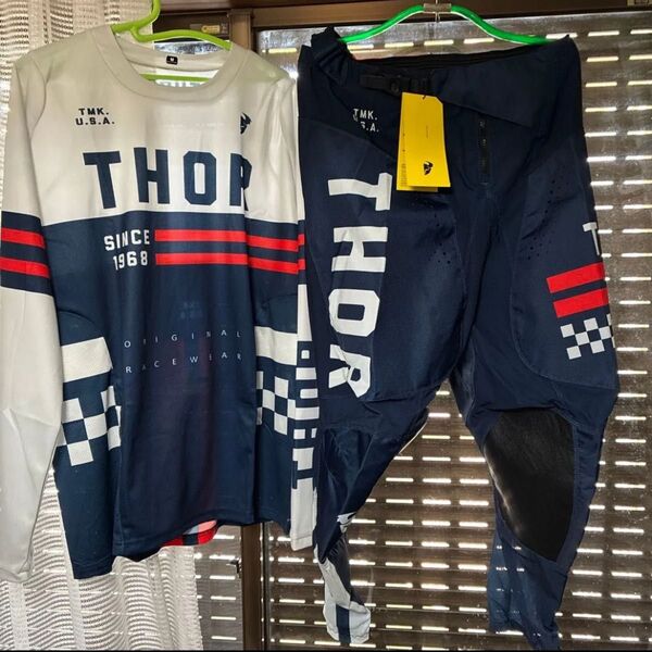 THOR モトクロスウェア 上下セット M/32 オフロード
