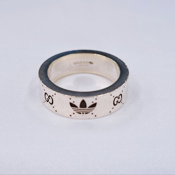 GUCCI グッチ アディダス GUCCI × adidas リング コラボ シルバー Ag925 13号