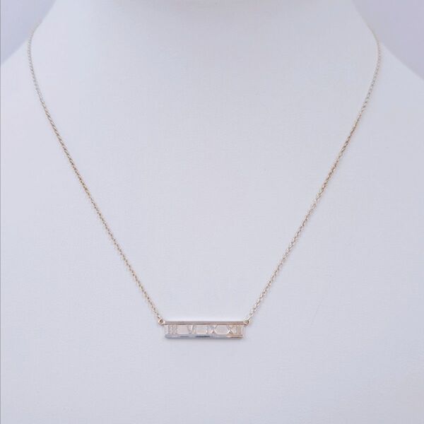 TIFFANY & Co. ティファニー アトラス プレート ネックレス シルバー 925 バー