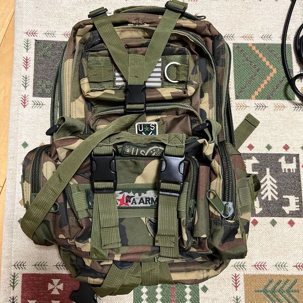 ミリタリーバッグ 約40L以上 バックパック リュックサック 迷彩