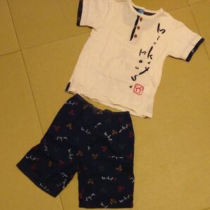 120 半袖パジャマ Disney ミッキーマウス キッズ