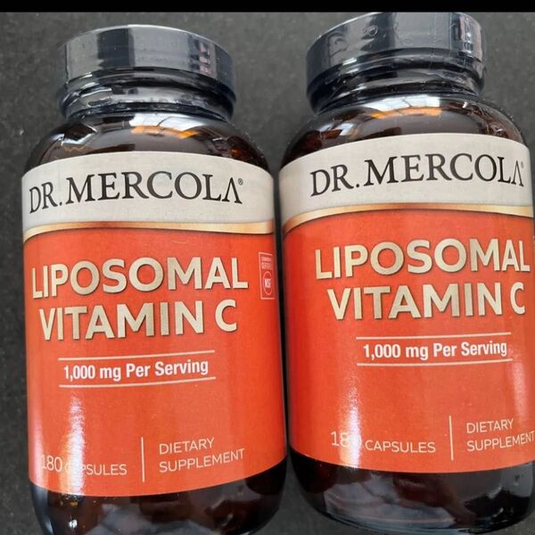 ドクターメルコラ リポソームビタミンC サプリメント 1000mg 180粒 DR. MERCOLA 2個セット
