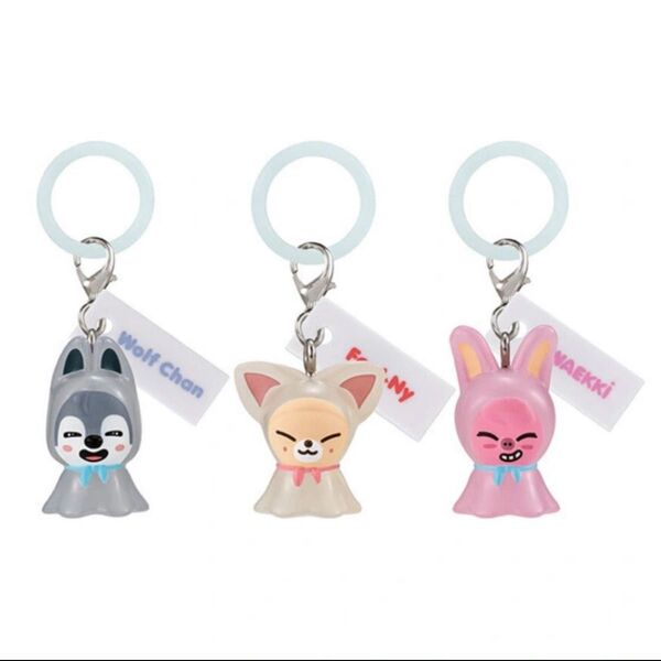 SKZOO スキズ Wolf Chan FoxI.Ny DWAEKKI めじるしアクセサリー トゥエッキ ガチャ 3個