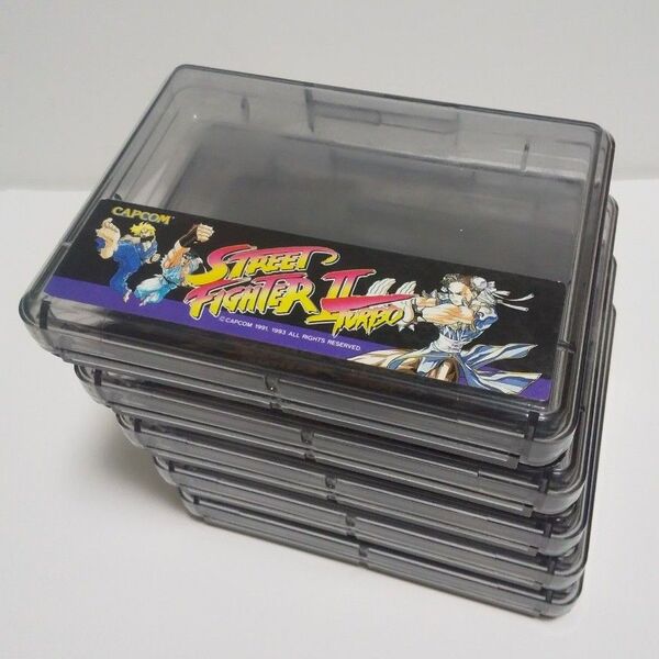 SFC カセットケース ストリートファイターⅡターボ 5つセット