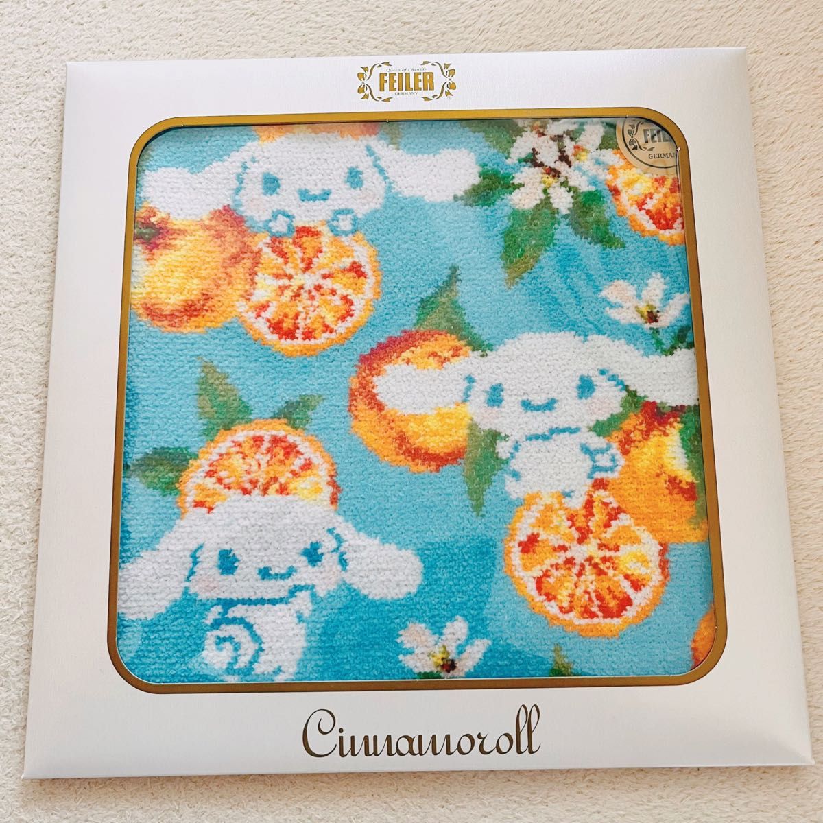 【12/21まで期間限定価格】FEILER フェイラー シナモロールネロリ ハンカチ