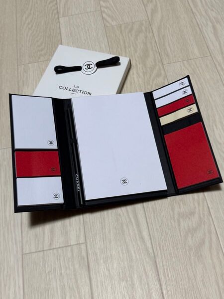 CHANEL シャネル LA COLLECTION ラ コレクション ノベルティ メモ帳 付箋 ペンシル セット