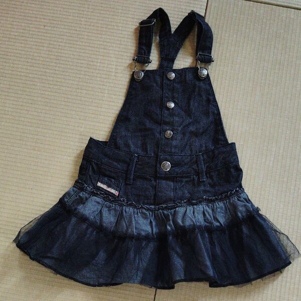 DIESEL デニムサロペットスカート