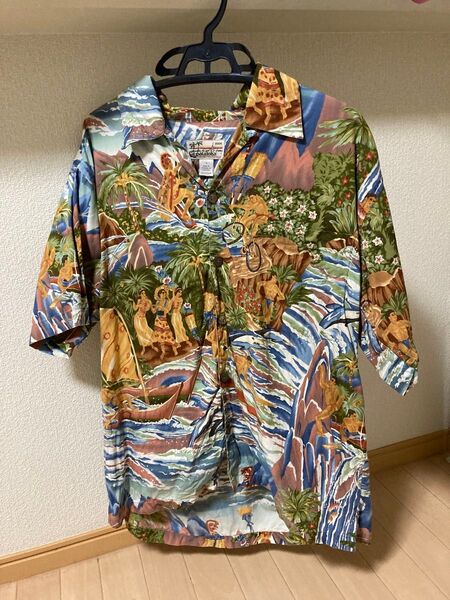 pataloha 2004 パタロハ アロハシャツ パタゴニア patagonia オープンカラーシャツ 総柄