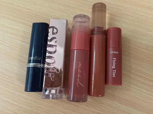 リップまとめ売り(エチュード、メディア、Peripera、espoir、into u)