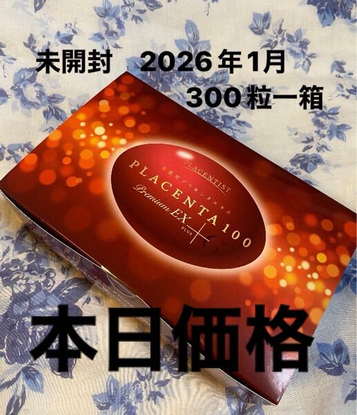 プラセンタ100プレミアムexプラスG 新品未開封 賞味期限2026年1月 銀座ステファニー 300粒一箱