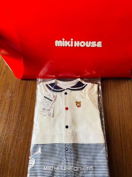 mikiHOUSE ミキハウス ロンパース 50-60 新品未使用