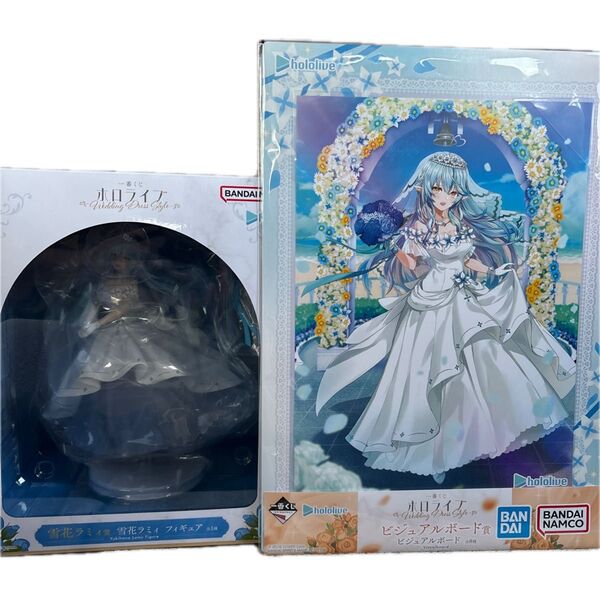 一番くじ ホロライブ 雪花ラミィ フィギュア&ビジュアルボードセット