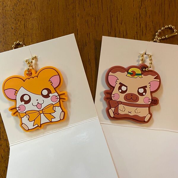 とっとこハム太郎 ダイソー セリア コラボグッズ ラバーキーホルダー ハム太郎 タイショーくん セット売り