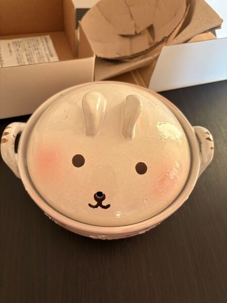 うさぎ 土鍋 6号 一人鍋