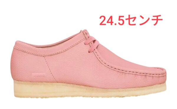 Supreme × Clarks Reflective Wallabee "Pink" (25SS Week 17)