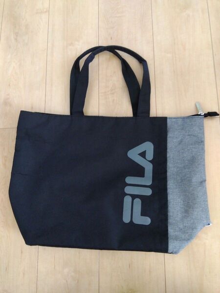 FILA トートバッグ CT-1036 黒/グレー
