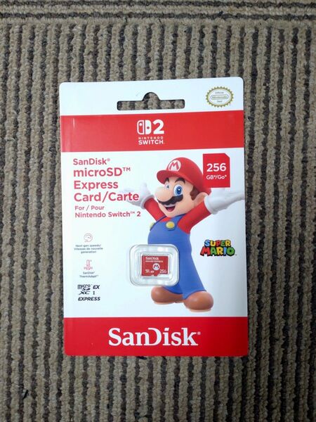 SanDisk microSD Express Card 256GB for Nintendo Switch2 新品未開封