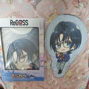 【GIGO限定】ReGLOSS 火威青 フルグラフィックTシャツ、ダイカットクッション2点セット ホロライブ