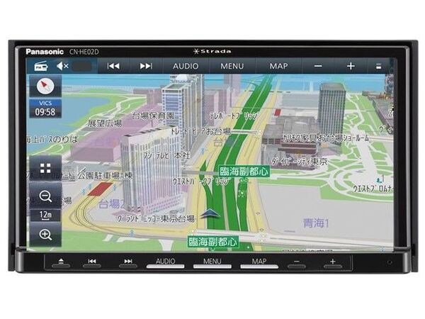 新品未使用 パナソニック カーナビ ストラーダ CN-HE02D フルセグ DVD Bluetooth SD