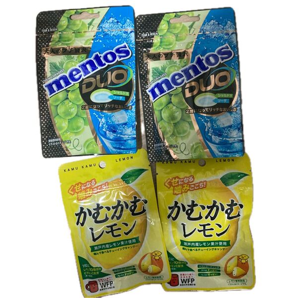 メントスDUO かむかむレモン